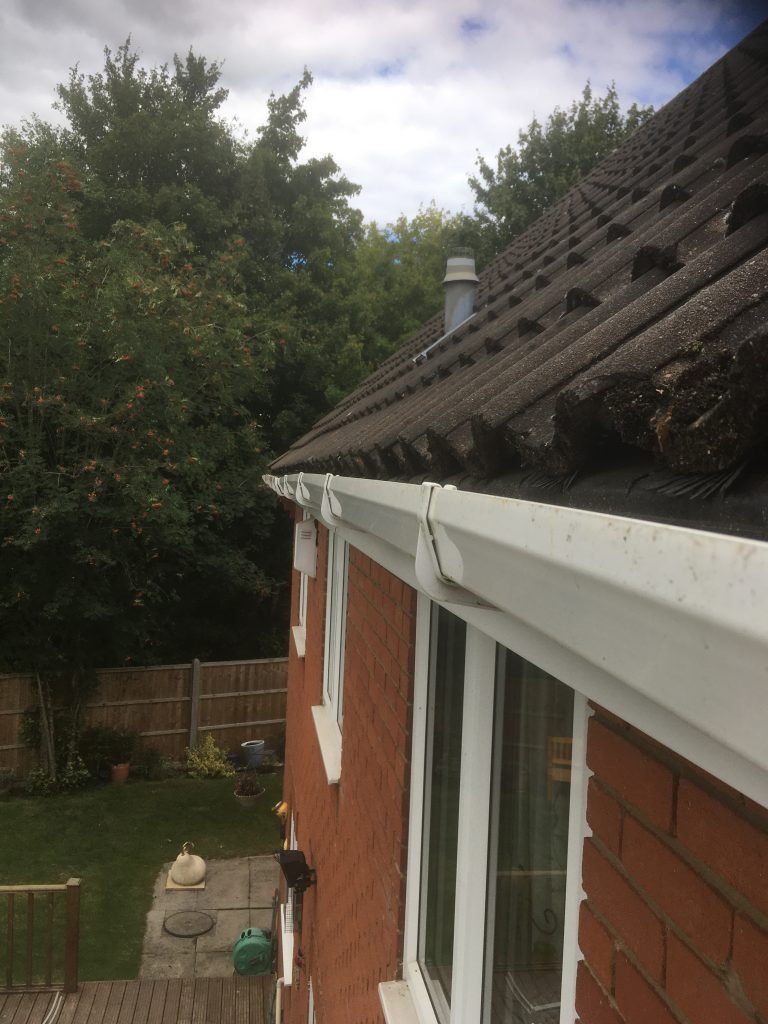 A neglected gutter warping